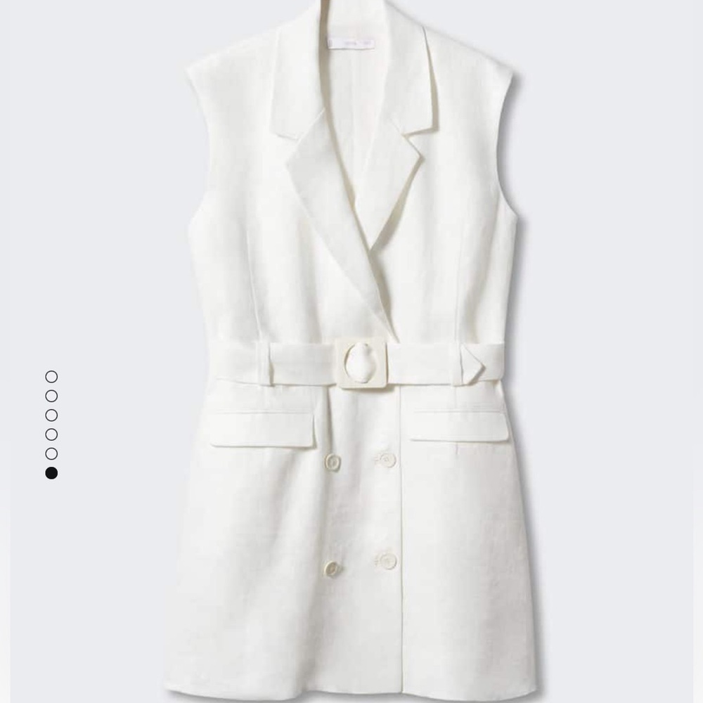100% linen dress